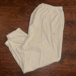 NWT Nike High-Waisted Chill French Terry Birch Heather Sweatpants (3X)